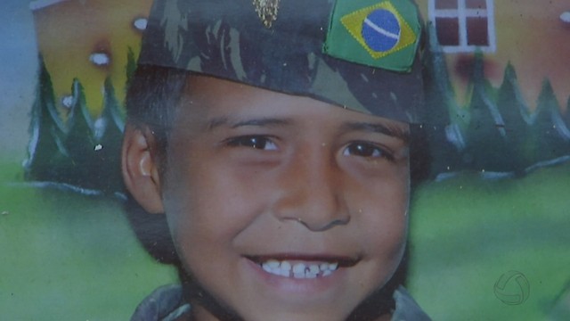 Menino Kauan, desaparecido em MS (Foto: Reprodução/TV Morena).
