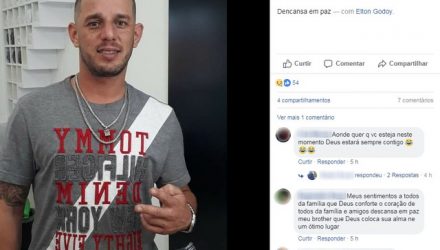 Elton Luis Godoy, de 35 anos, foi morto a tiros na madrugada desta segunda (4) (Foto: Reprodução/Facebook).