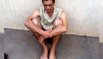 Acusado Foi indiciado por furto e recolhido à cadeia de Lavínia, à disposição da Justiça; Ele já tem inúmeras passagens na Polícia pelo mesmo tipo de crime. Foto: Manoel Messias/Agência