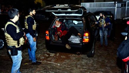 delegacia de Polícia Civil de Bataguassu. Sua prisão preventiva foi requerida à Justiça. Foto: Sergio Melucci