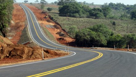 Trecho da rodovia onde aconteceu o acidente com vítima fatal. foto: DIVULGAÇÃO