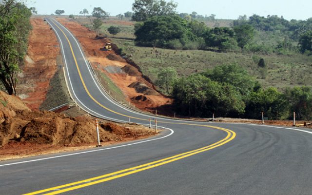 Trecho da rodovia onde aconteceu o acidente com vítima fatal. foto: DIVULGAÇÃO