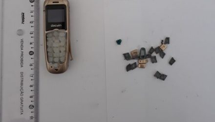 Visitantes tentam entrar em penitenciária de Lavínia (SP) com celulares escondidos em partes íntimas. (Foto: Divulgação SAP)