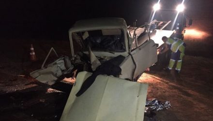 Acidente deixou uma pessoa morta na SP-425 (Foto: Júnior Paschoalotto/TV Fronteira).