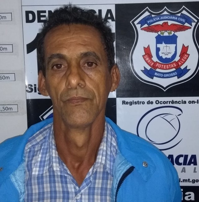 Claudemir Martins Mendes foi preso em Guiratinga (Foto: Polícia Civil-MT/ Divulgação)
