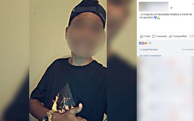 Adolescente foi morto e teve corpo queimado em plantação de milho em Canarana (Foto: Facebook/Reprodução).