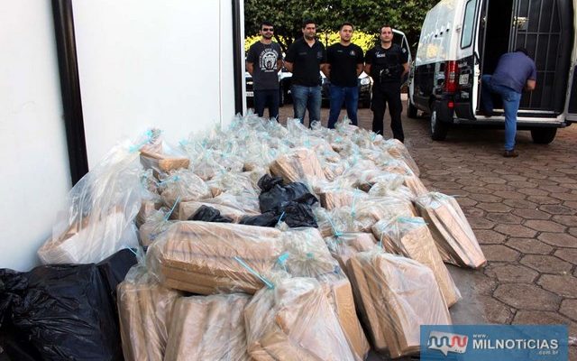 Foram incinerados mais de 1,5 mil Kg de maconha (Cannabis Sativa). Foto: MANOEL MESSIAS/Agência