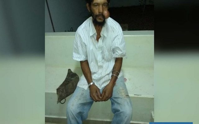 Desempregado foi identificado inicialmente pelas imagens de câmeras de segurança e detido em casa. Foto: DIVULGAÇÃO