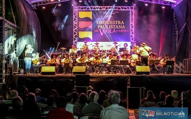 O show começa a partir das 19h, na Praça Antonio Joaquim de Moura Andrade. Foto: Secom/Prefeitura