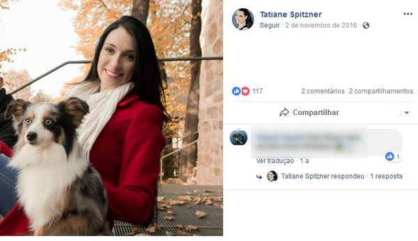 Advogada Tatiane Spitzner foi encontrada morta em Guarapuava (Foto: Reprodução/Facebook).