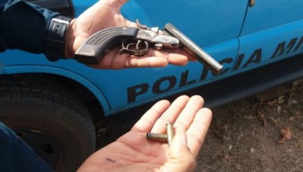 Foi localizada arma de fogo com os foragidos. Foto: Divulgação