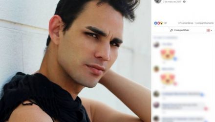 Wellinton Alves, de 27 anos, foi assassinado com facada no tórax, enquanto dormia (Foto: Facebook/Reprodução).