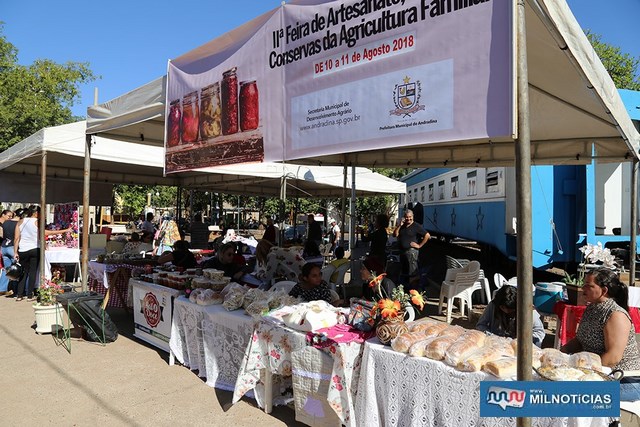 Público pode apreciar doces e produtos de artesanato. Foto: Secom/Prefeitura