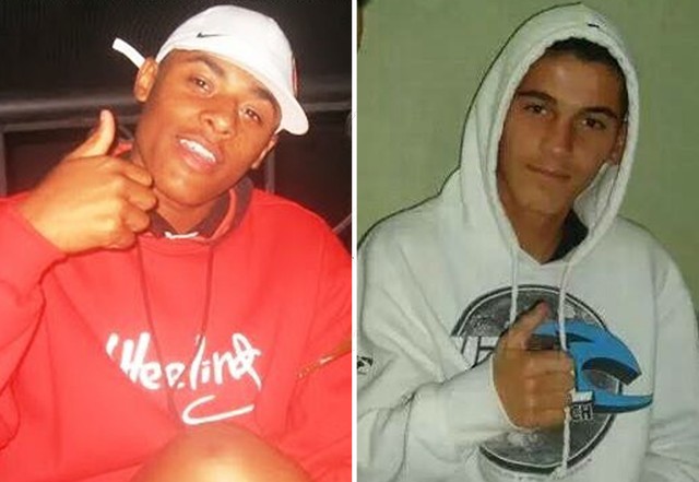 Douglas Silva (esq.) e Felipe Macedo Pontes (dir.) foram mortos por policiais militares em São Bernardo do Campo, em 2011 (Foto: Arquivo pessoal).