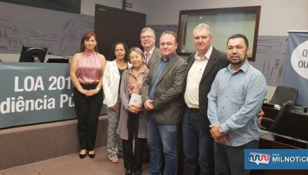 Tamiko durante audiência pública da LOA (Lei Orçamentário Anual) de 2019 do Governo do Estado de São Paulo. Foto: Secom/Prefeitura