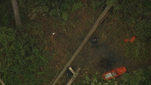 Polícia investiga identidade de corpo encontrado em Paraisópolis (Foto: Reprodução/TV Globo).