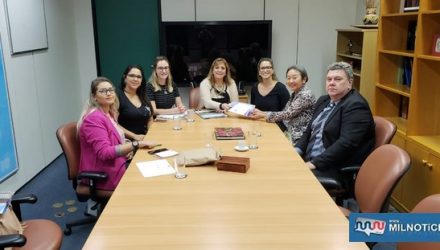 Em Brasília, prefeita Tamiko busca ampliar ações de enfrentamento à violência contra as mulheres e empoderamento feminino. Foto: Secom/Prefeitura