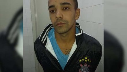 Ajudante de pedreiro acabou confirmando aos PMs que estava realizando a traficância pelo jardim Europa. Foto: DIVULGAÇÃO