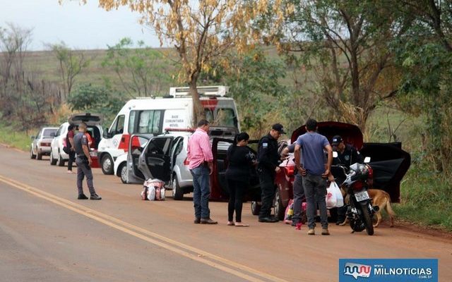 Ação contou ainda com dois agentes do GIR – Grupo de Intervenção Rápida da penitenciária de Mirandópolis. Foto: MANOEL MESSIAS/Agência