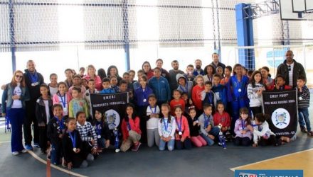 XI Caema (Campeonato de Atletismo das Escolas Municipais de Andradina) organizado pela Secretaria Municipal de Educação movimentou crianças. Foto: Secom/Prefeitura