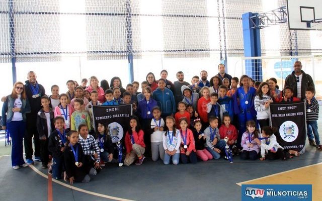 XI Caema (Campeonato de Atletismo das Escolas Municipais de Andradina) organizado pela Secretaria Municipal de Educação movimentou crianças. Foto: Secom/Prefeitura