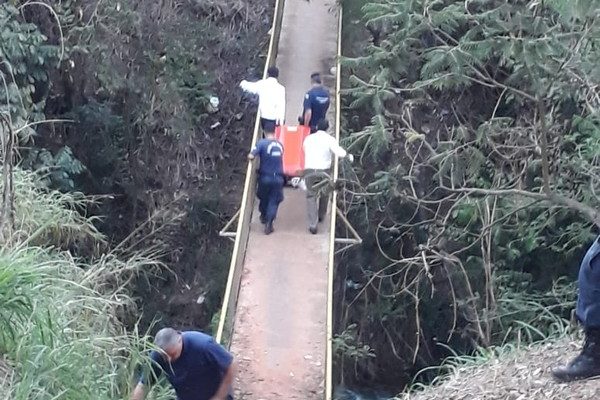 Jovem de 18 anos morreu ao pular de ponte em Limeira (Foto: Wagner Morente/GCM de Limeira).