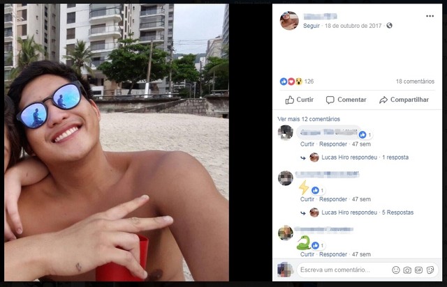 Suspeita é que jovem de Mogi das Cruzes tenha morrido eletrocutado — Foto: Reprodução/ Facebook.