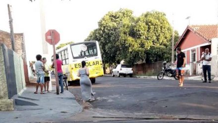 Menina foi atropelada por ônibus em Nova Granada (SP) — Foto: Arquivo Pessoal