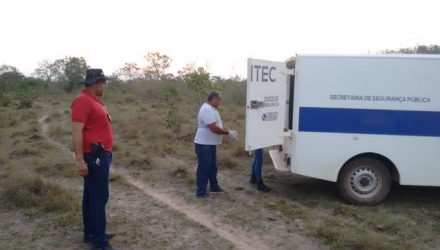 Corpo de funcionário foi encontrado em uma propriedade rural de Poconé — Foto: Polícia Civil de Mato Grosso/Assessoria.
