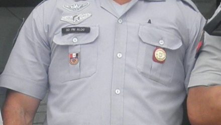 Policial Militar foi morto com, ao menos, 10 tiros de fuzil em Vicente de Carvalho, em Guarujá (SP). — Foto: Arquivo Pessoal.