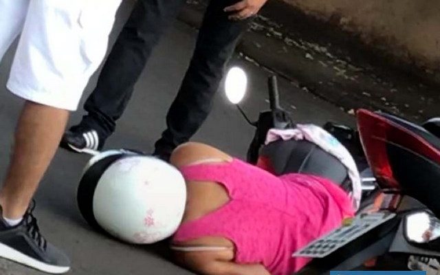 Vítima sofreu escoriações no ombro, braço e perna, lado esquerdo. Foto: DIVULGAÇÃO