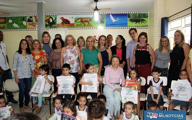 “Criança Pequena também Lê” será destinando a alunos do Pré I e Pré II em Andradina. Fotos: Secom/Prefeitura