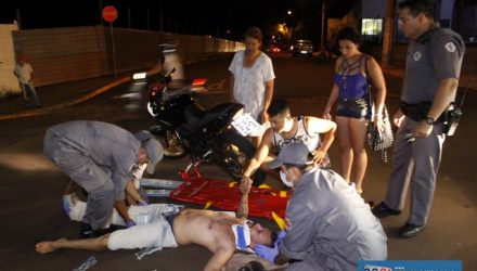 Maicon sofreu contusões fortes no quadril e perna, lado direito, além da clavícula, lado esquerdo. Foto: MIL NOTICIAS/Agência