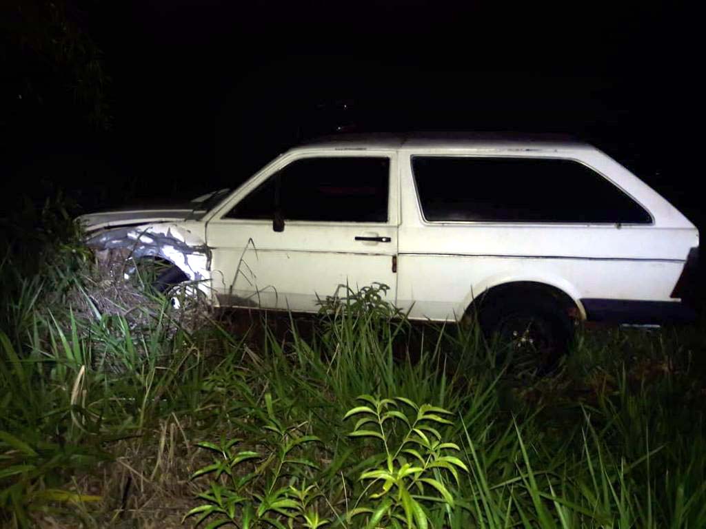 VW Parati em sua parte da frente e no paralama dianteiro esquerdo. Foto: DIVULGAÇÃO