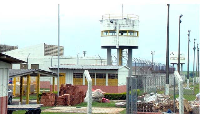 Centro de Progressão Penitenciária de Pacaembu, onde preso fugiu — Foto: Reprodução/TV Fronteira