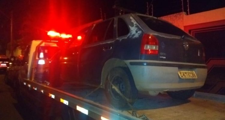 Carro foi encontrado pela Polícia Militar em Assis — Foto: The Brothers/Divulgação.