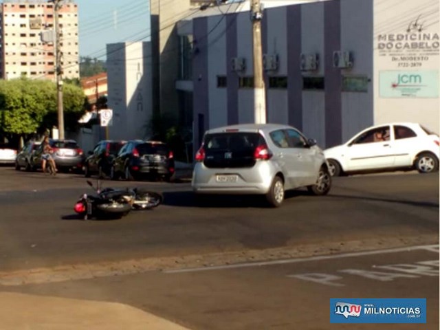 Acidente aconteceu quando motorista do Mobile atravessou a sinalização de trânsito existente naquele cruzamento. Foto: DIVULGAÇÃO