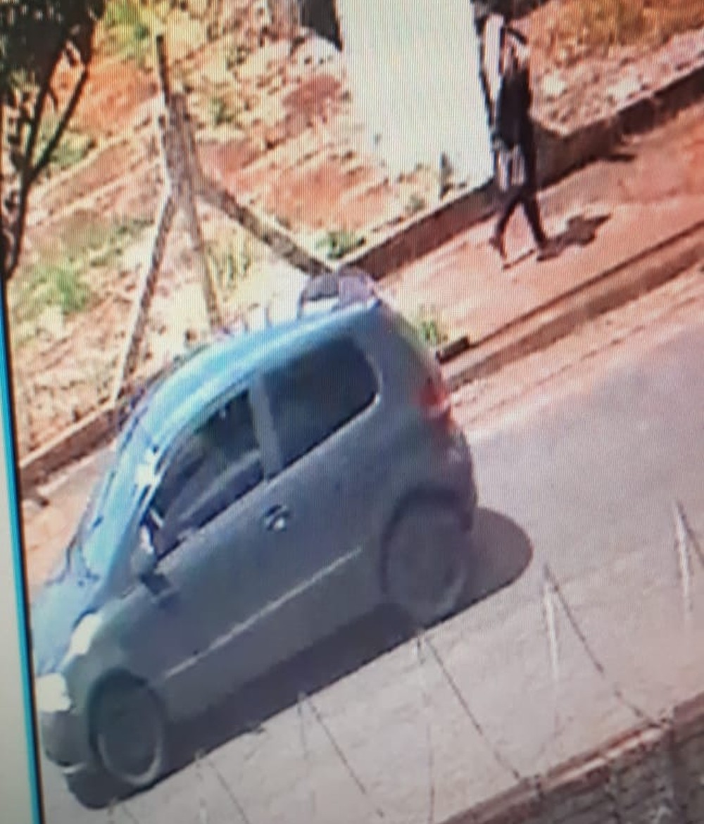 Imagens do circuito de segurança ajudaram Polícia Civil a apontar homem de 33 anos como principal suséito do crime — Foto: Polícia Civil/Divulgação.