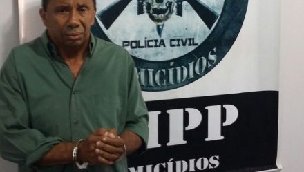 Onésimo José Santana foi preso por feminicídio contra a ex-mulher — Foto: Polícia Civil de Mato Grosso/Assessoria.