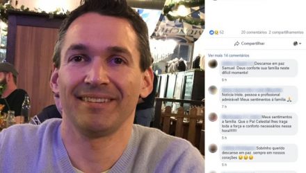 Samuel Rodrigues Squarisi, de 38 anos, não resistiu a intoxicação causada pelo cloro em academia de Campinas (SP) — Foto: Reprodução/Facebook.