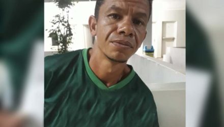 Pedreiro foi preso acusado de tráfico de entorpecente quando foi flagrado em um mototaxi e transportando cocaína. Foto: DIVULGAÇÃO