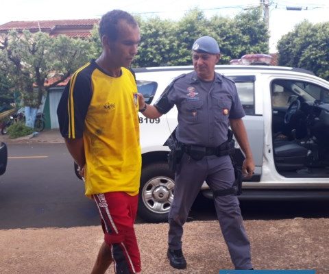 “Vô”, foi indiciado por tráfico de entorpecente e recolhido ao CDP – Centro de Detenção Provisória de Nova independência. Foto: MANOEL MESSIAS/Agência