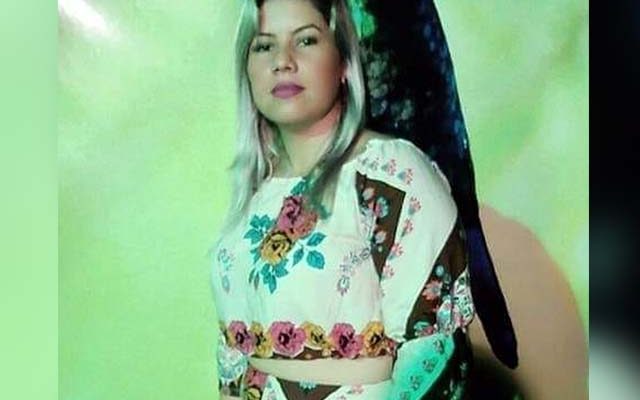 Suelen Karine Camilo, de 29 anos, foi golpeada em casa e teve traumatismo craniano. Foto: Reprodução