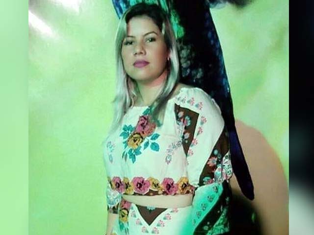 Suelen Karine Camilo, de 29 anos, foi golpeada em casa e teve traumatismo craniano. Foto: Reprodução