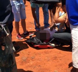 Auxiliar de mecânico sofreu graves lesões como fratura de vértebra cervical (pescoço), costelas e ferimentos no rosto. Foto: DIVULGAÇÃO/Whats APP