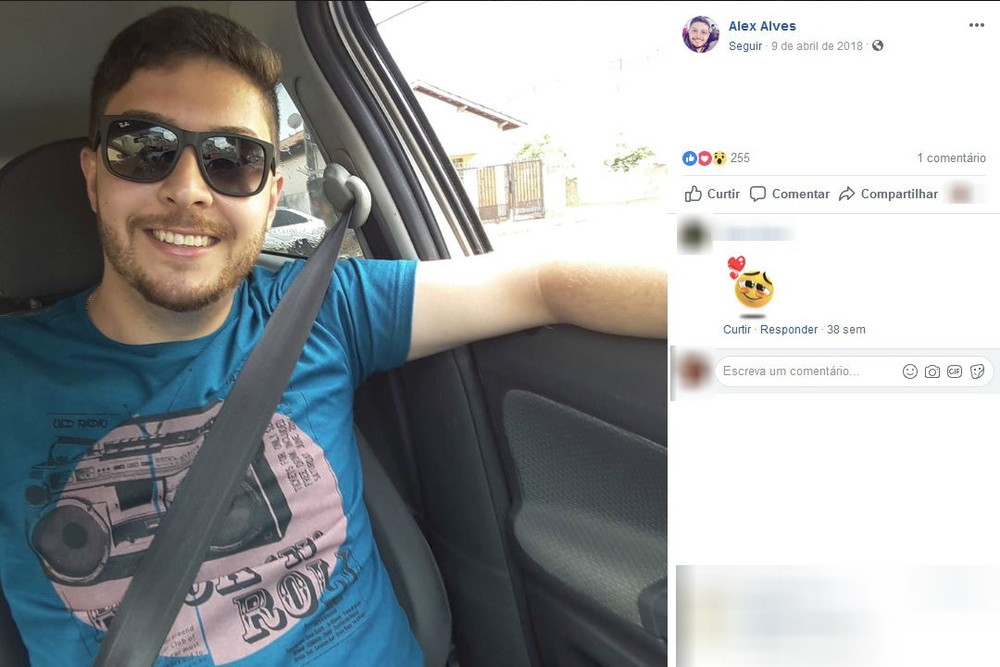 Alex Fernando Aparecido Alves da Silva morreu em acidente de carro em Taquarituba — Foto: Reprodução/Facebook.