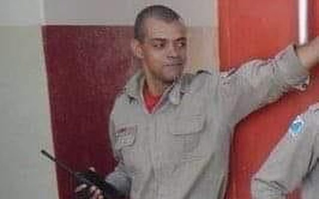 O Bombeiro Militar identificado como Edivaldo Alcides Benite. Foto: Arquivo Pessoal