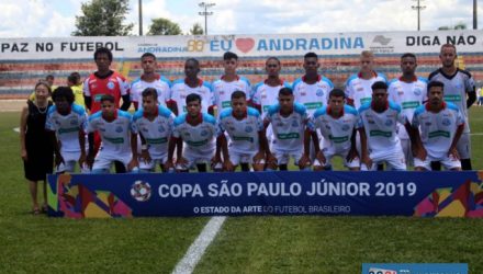 Andradina E. C. jogou bem na estreia da 'copinha'. Foto: MANOEL MESSIAS/Mil Noticias