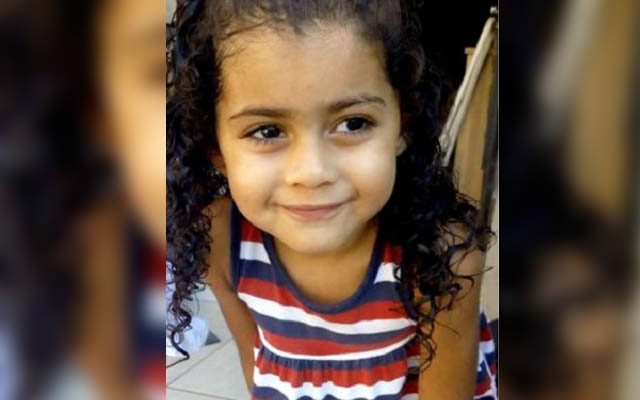 Ana Sofia da Silva Santos, de 4 anos, morreu apos ser picada no polegar direito por um escorpião. Foto: Divulgação