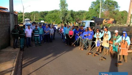 Mutirão acontece nos bairros Vila Botega, Stela Maris, Jardim Brasil e região. Foto: Secom/Prefeitura